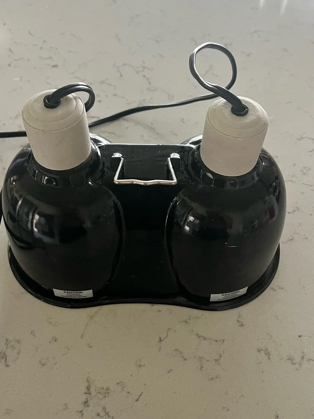 Zoo Med Combo Deep Dome Dual Lamp Fixture- Bulbs Included